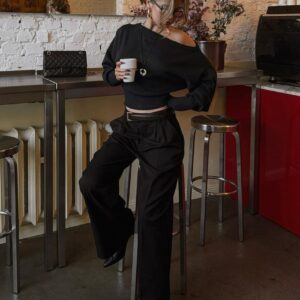 JERSEY ASIMÉTRICO BAJO - MAR VIZCARRO