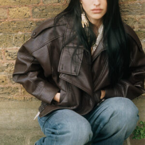 CAÇADORA BIKER EFECTE PELL (Ainhoa)