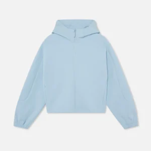 Jaqueta blava amb caputxa i cremallera - Yeray